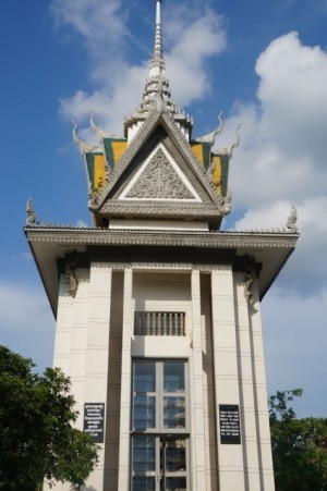 Shrine remembering deaths at the killing fields